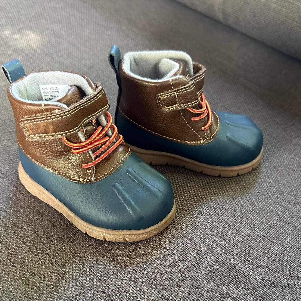 Carter’s Brown and Blue Kids Boots
